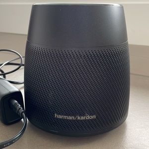 Herman Kardon wireless speaker with Alexa built into it.